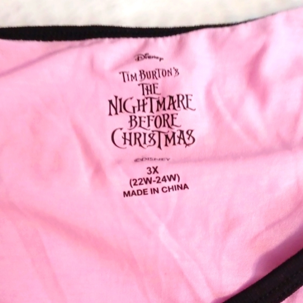 Womans Disney Burtons The NightMare Before Christmas Sleep Out Fit 3XL NWT - Picture 4 of 12